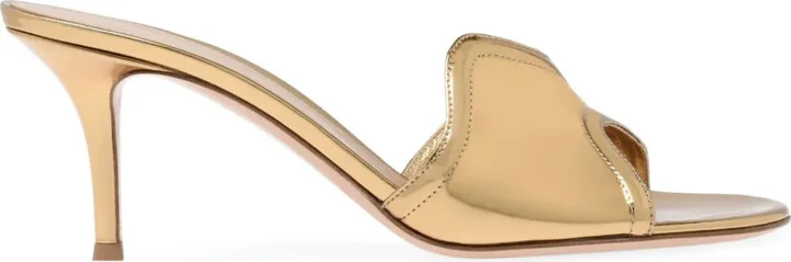 70mm Lucrezia metallic-effect sandals