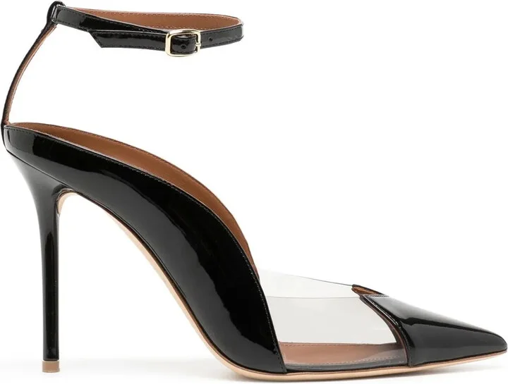 70mm Malia leather pumps