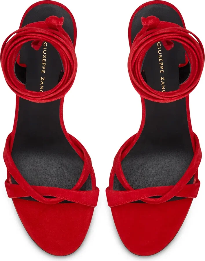 70mm Manola Strass wedge sandals - Image 4