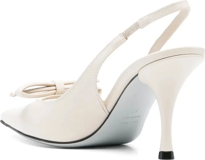 70mm Marigold slingback pumps - Image 3