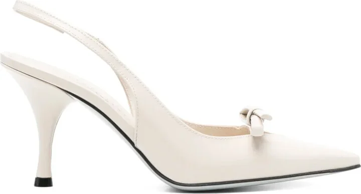 70mm Marigold slingback pumps