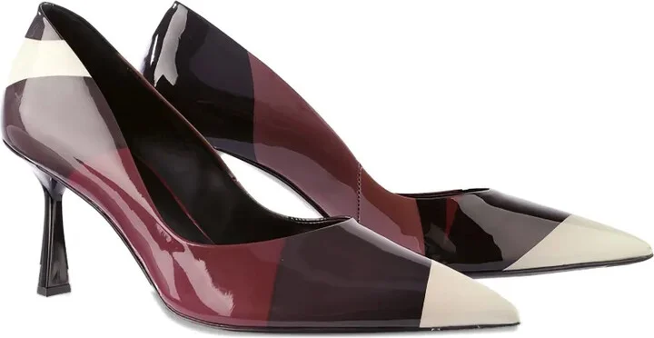 70mm Marilyn multi-panel pointed-toe pumps - Image 2