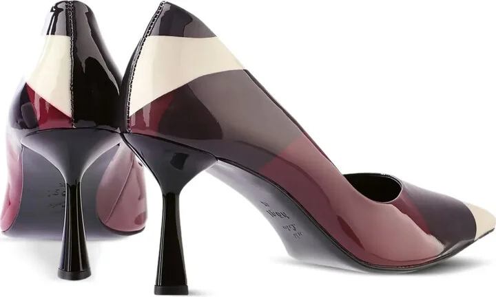 70mm Marilyn multi-panel pointed-toe pumps - Image 4