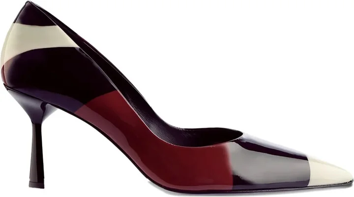 70mm Marilyn multi-panel pointed-toe pumps