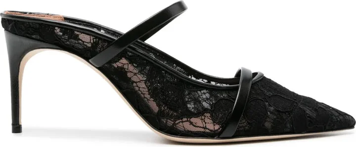 70mm Maureen lace mules