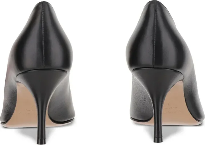 70mm Maxi Gancini leather pumps - Image 3