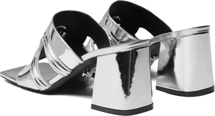 70mm Medusa '95 metallic mules - Image 3