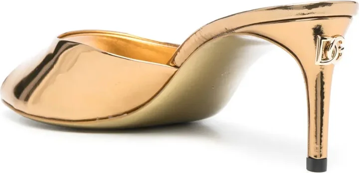 70mm Metallic-Finish Leather Sandals - Image 3