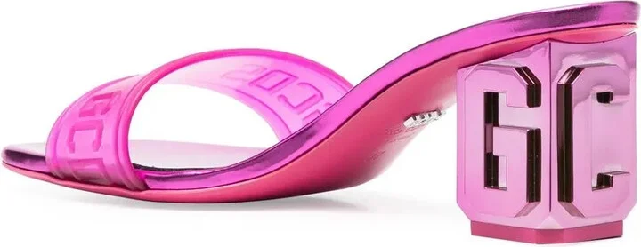 70mm Metallic Logo Sandals - Image 3