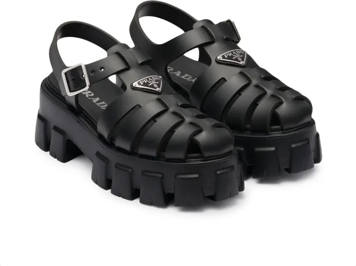70mm Monolith caged rubber sandals - Image 2