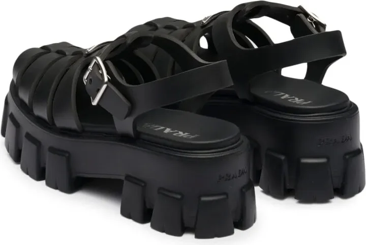 70mm Monolith caged rubber sandals - Image 3