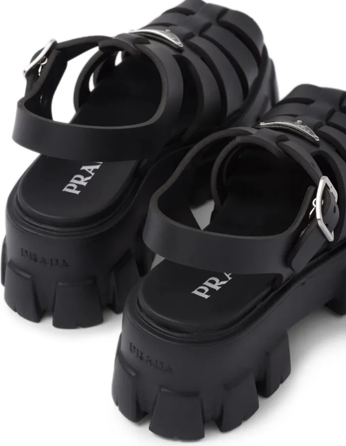 70mm Monolith caged rubber sandals - Image 5