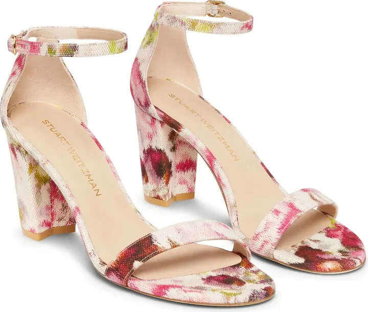 70mm Nearly floral-print jacquard sandals - Image 2