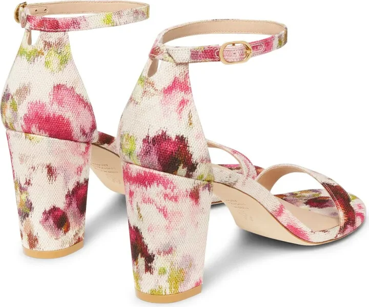 70mm Nearly floral-print jacquard sandals - Image 3