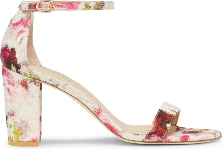 70mm Nearly floral-print jacquard sandals