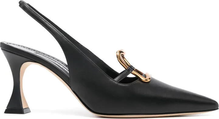 70mm Nikkal slingback pumps