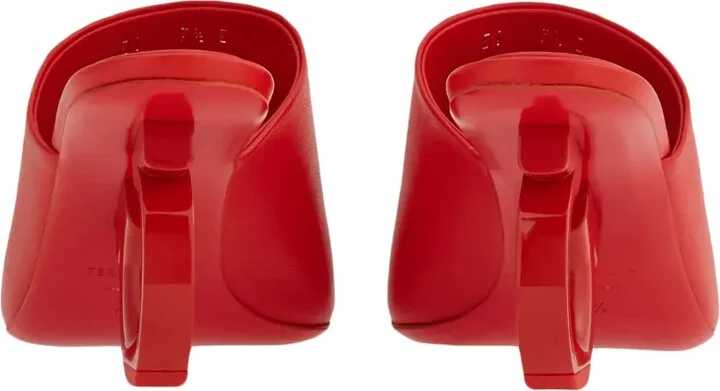 70mm Open-Toe Sculpted-Heel Mules - Image 3