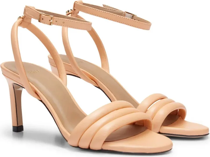 70mm Padded Leather Sandals - Image 2