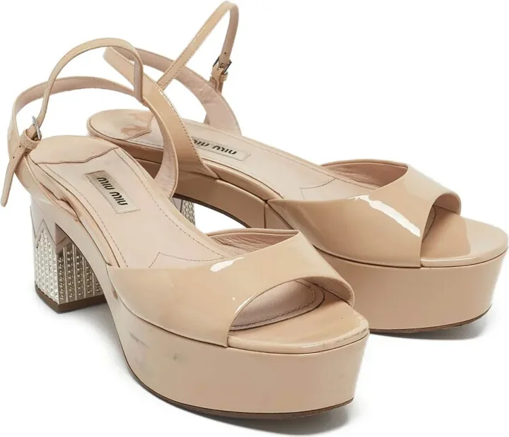 70mm Patent Leather Sandals - Image 2