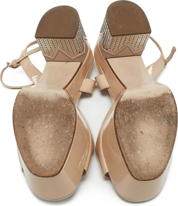 70mm Patent Leather Sandals - Image 4