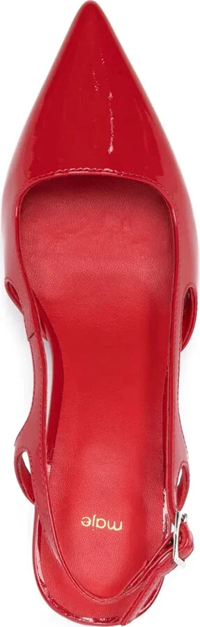 70mm Patent- Leather Slingback Pumps - Image 4