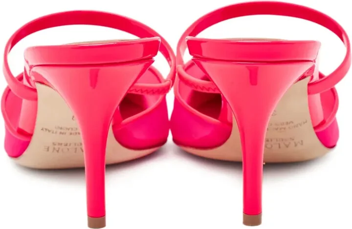 70mm Patent Mesh Mules - Image 3