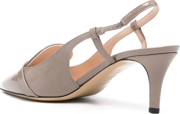 70mm Patent Slingback Pumps - Image 3