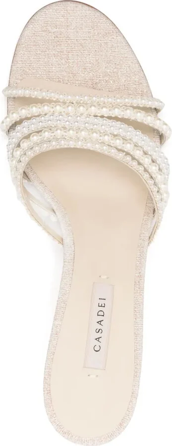 70mm Pearl-Embellished Sandals - Image 4