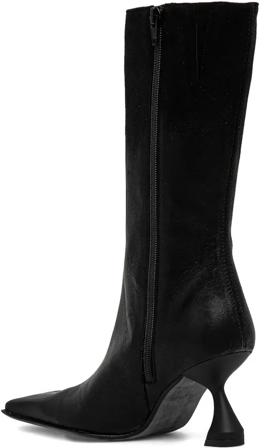70mm Pearl square-toe sculpted-heel boots - Image 2