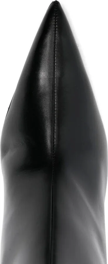 70mm Pointed-Toe Calf Leather Boots - Image 4