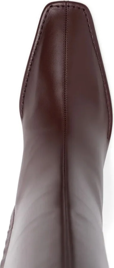 70mm Pointed-Toe Leather Boots - Image 4
