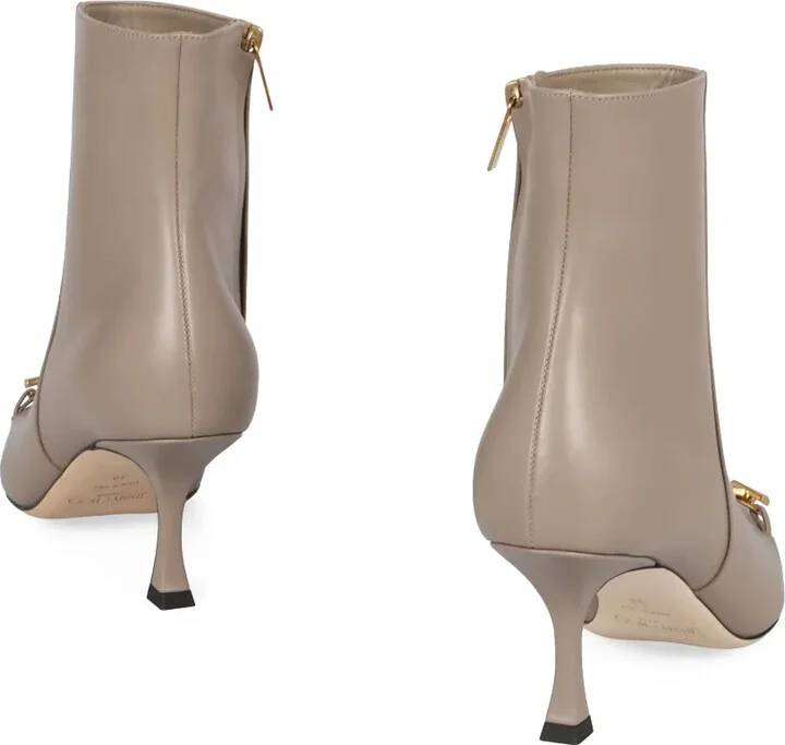 70mm Pointed-Toe Leather Boots - Image 3