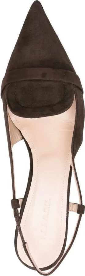 70mm Pointed-Toe Slingback Pumps - Image 4