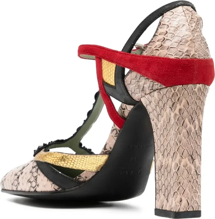 70mm Python Sandals - Image 3