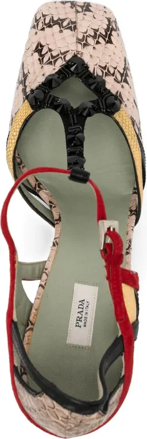 70mm Python Sandals - Image 4