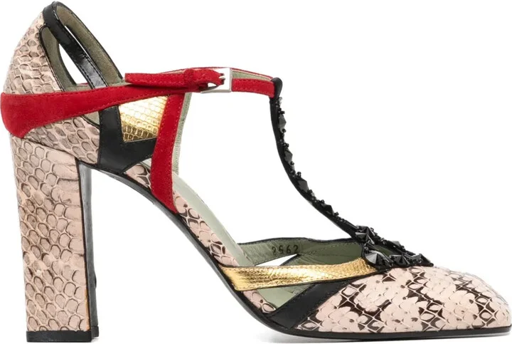 70mm Python Sandals