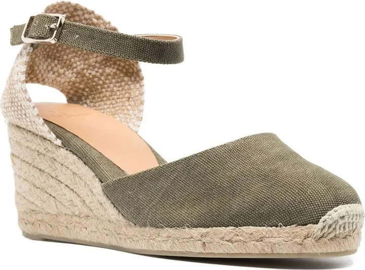 70mm Raffia Wedge Espadrilles - Image 2