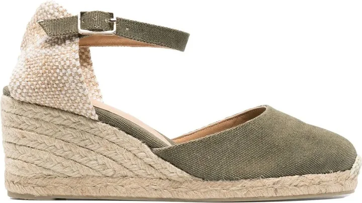 70mm Raffia Wedge Espadrilles