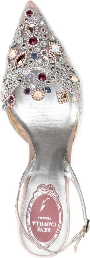 70mm Rhinestone-Embellished Pumps - Image 4
