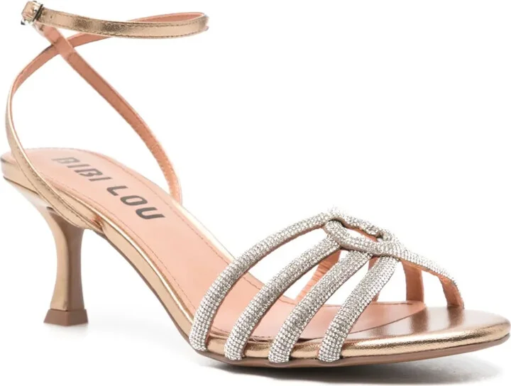 70mm Rhinestone-Embellished Sandals - Image 2