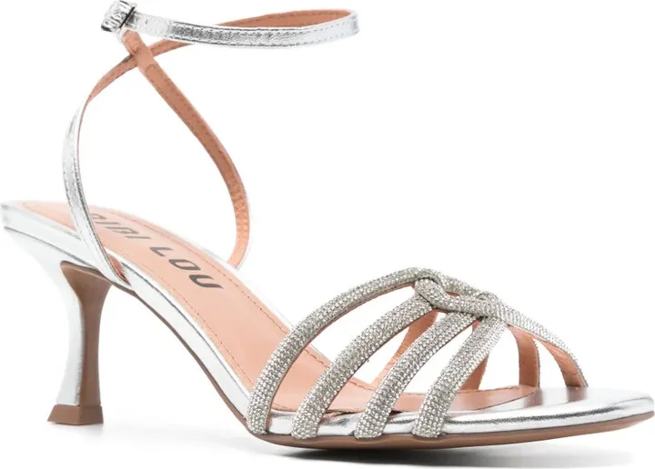 70mm Rhinestone-Embellished Sandals - Image 2