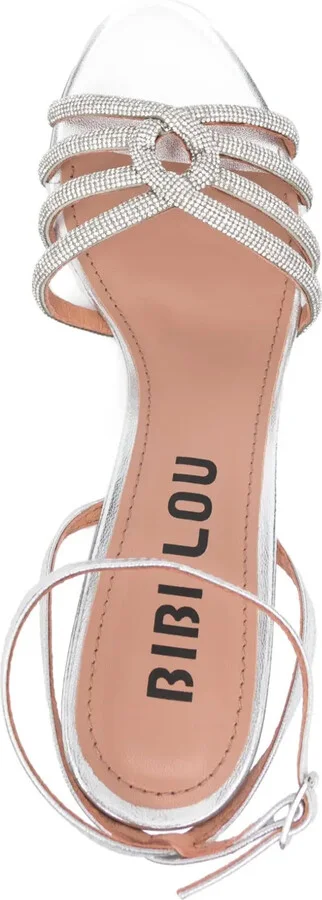70mm Rhinestone-Embellished Sandals - Image 4