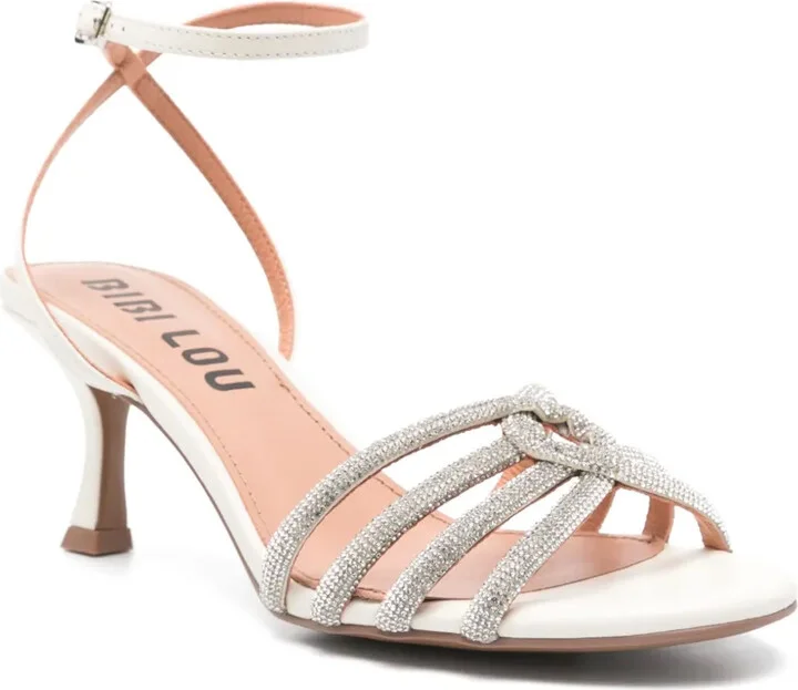 70mm Rhinestone-Embellished Sandals - Image 2