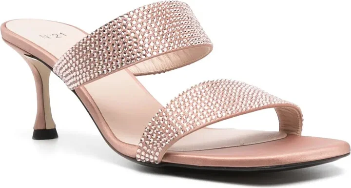 70mm Rhinestone-Embellished Sandals - Image 2