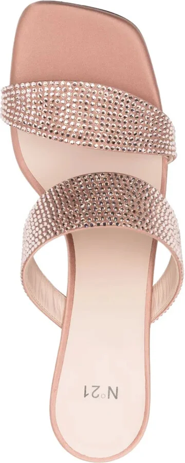 70mm Rhinestone-Embellished Sandals - Image 4