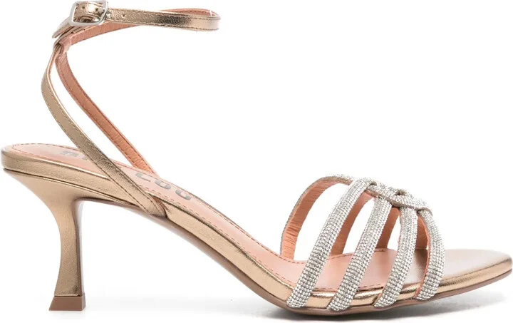 70mm Rhinestone-Embellished Sandals