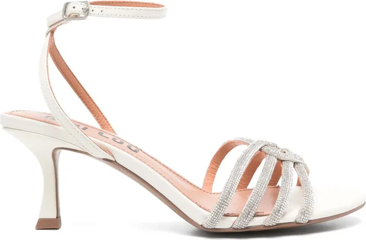 70mm Rhinestone-Embellished Sandals