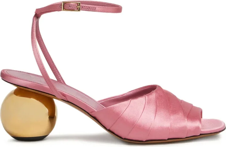 70mm Satin Sandals