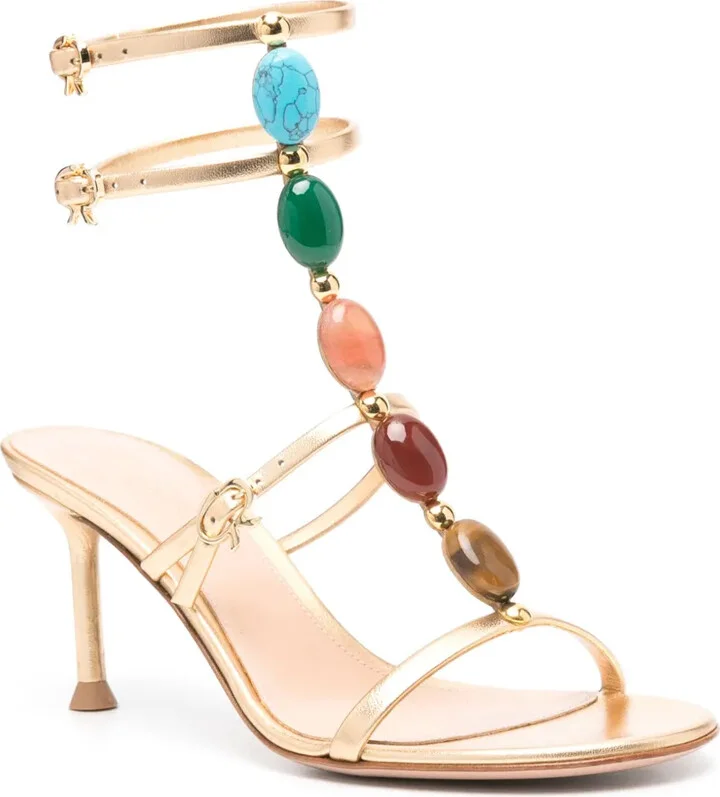 70mm Shanti leather sandals - Image 2