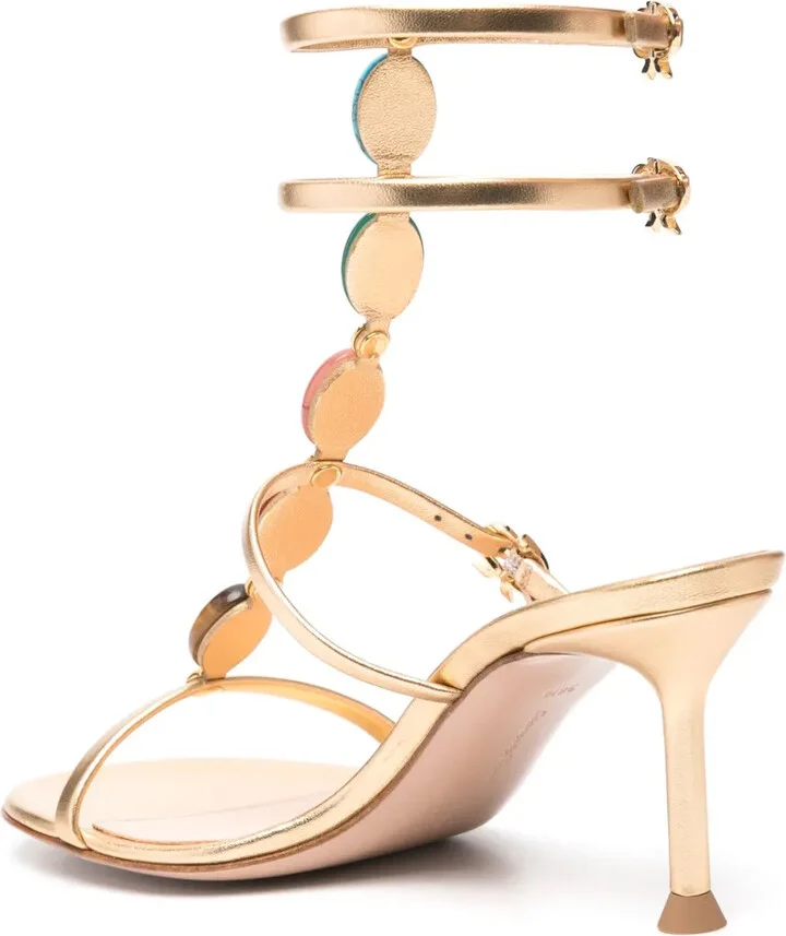 70mm Shanti leather sandals - Image 3